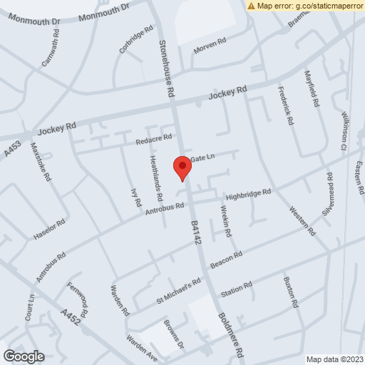 Birmingham (Sutton Coldfield) Map