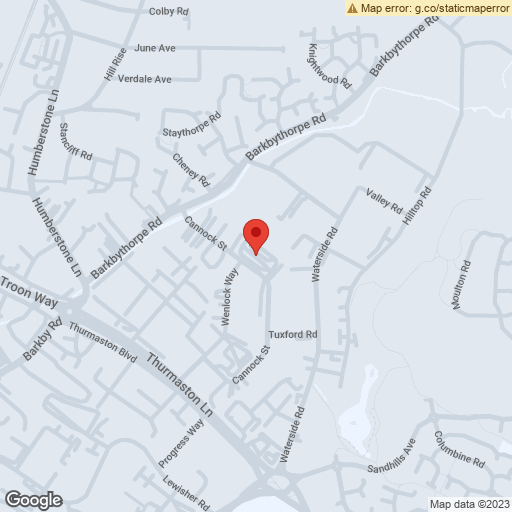 Leicester (Cannock Street) Map