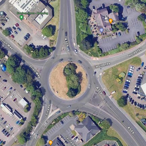 A509 Roundabout via Orion Way